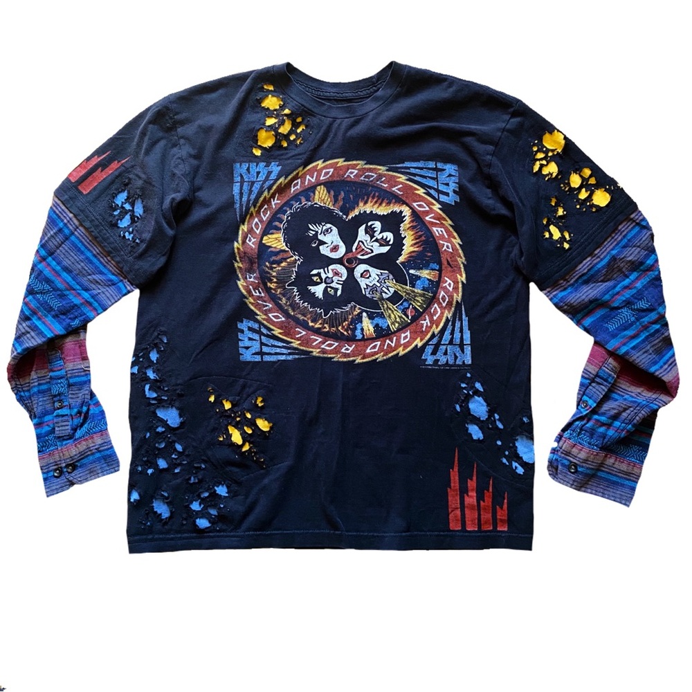 Customized one of one Kiss shirt